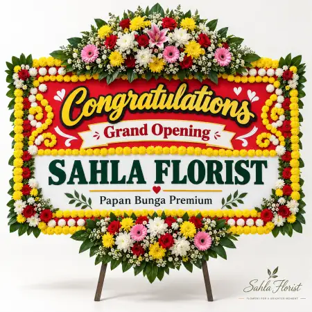Papan Bunga Ucapan Selamat Salemba