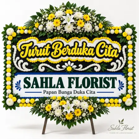 Papan Bunga Duka Salemba