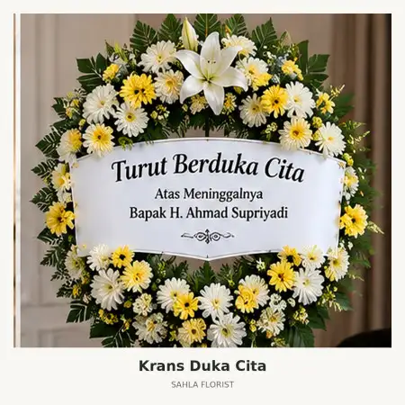 Krans Bunga Duka Salemba